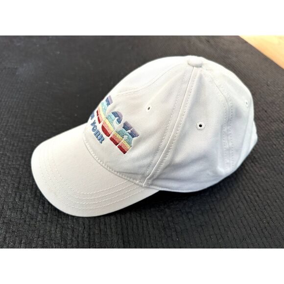 Coach Logo Rainbow Striped Women's Baseball Cap Hat - Picture 7 of 13